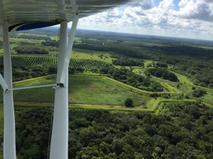 An aerial view of the Schirards’ Grassy Island property in Okeechobee County. (Courtesy of Brantley Schirard Jr.)