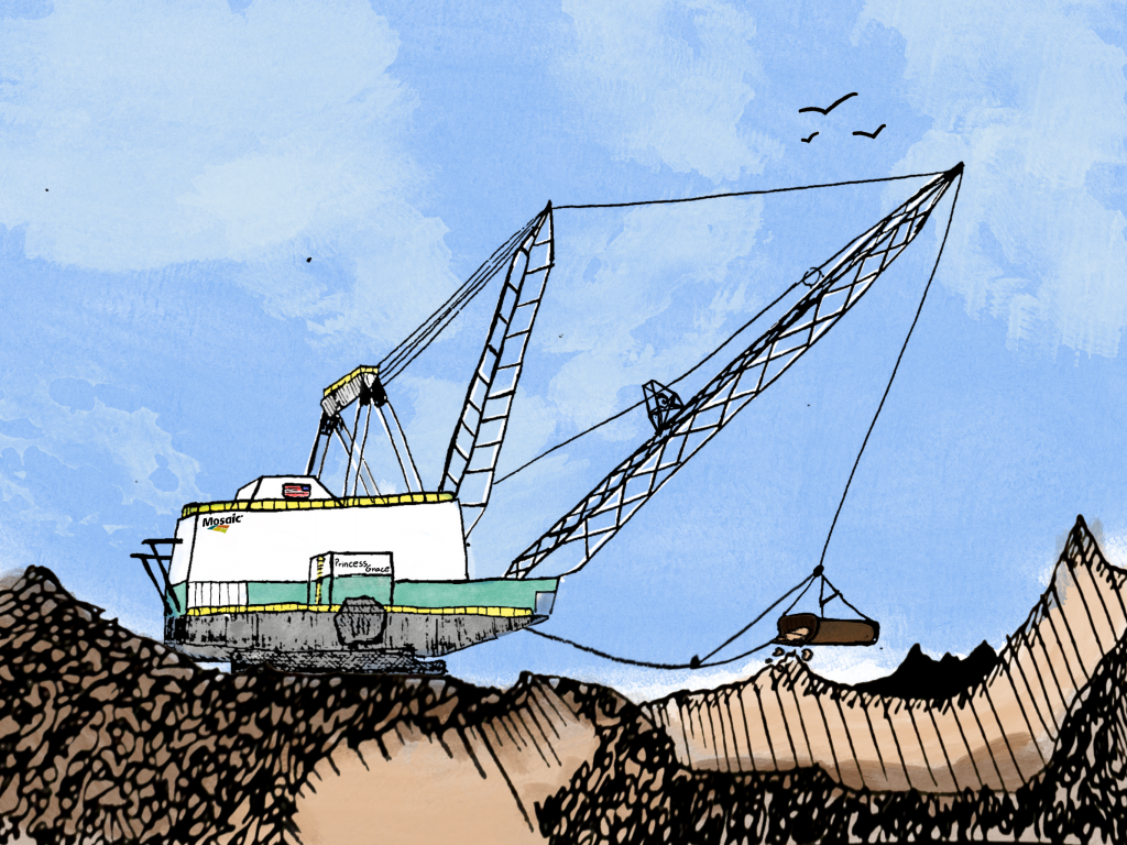 dragline illustration