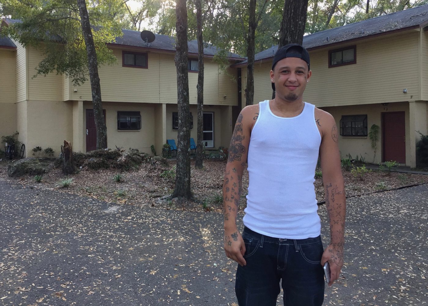 Luis Alamo finds his bus commute to work at Perkins restaurant inconsistent at best. "It's just not reliable." Photo by Monica Humphries.