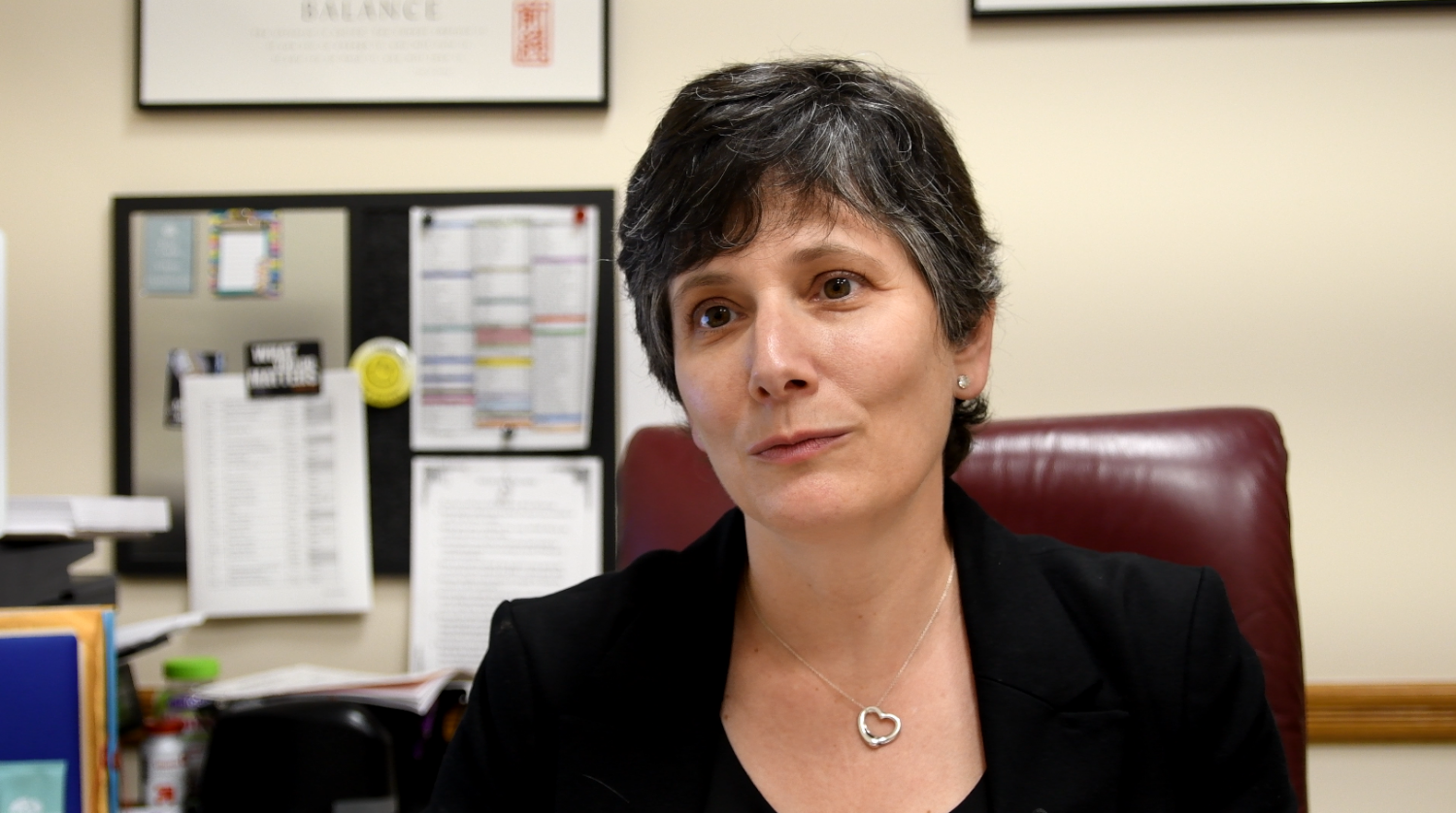 Principal Elise Blum discusses the security advances at American Heritage School in Plantation, Florida. She says the private school prioritizes the students' safety.