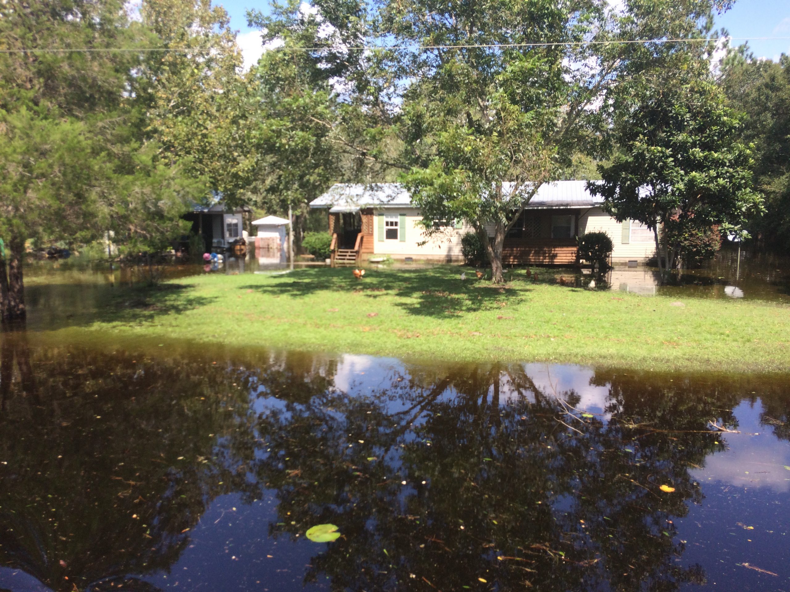 The rain from Hurricane Irma caused Lake Samson to overflow and has lead to floods ranging from two to four feet. The Federal Emergency Management Agency declared Bradford County an area designated for individual assistance. The county had a difficult time trying to get residents to evacuate to shelters. Areas of plantations are up to six feet underwater. Bill Wilson, 52, said the flooding is the worst he has seen in the 20 years he’s lived in the area.